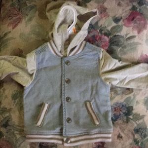 Jacket with hoodie